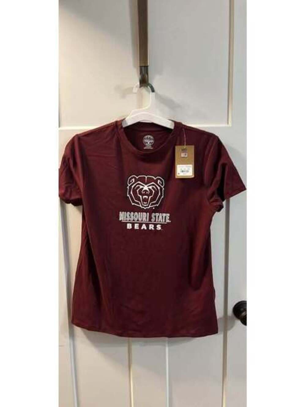 Missouri State University Bears maroon graphic t-shirt women’s size medium